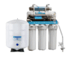 Sistema doméstico de ósmosis inversa, 6 etapas con UV.