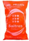 Sal pellet Sal pellet Saltres, 99.8% de pureza. Pie cúbico, 20 kg.