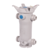 FLV1 Portafiltro Hayward modelo FLV, polipropileno (GFPP), ros. 2", para bolsa 7x16"