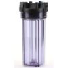 Portafiltro 2.5x10 transparente bk Portafiltro Hydronix, estándar 2.5x10", conexión 3/4", transparente.