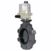 HRBYV Válvula mariposa motorizada HAYWARD, modelo HRBYV, PVC, EPDM, desde 6″ hasta 8″.