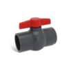 QVC GRIS Válvula bola HAYWARD, modelo QVC, gris, PVC, EPDM, desde 1/2" hasta 2", cem.